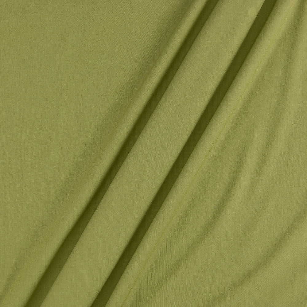 Buy Lizzy Bizzy Parrot Green Colour Plain Dyed Fabric Online 4212BO