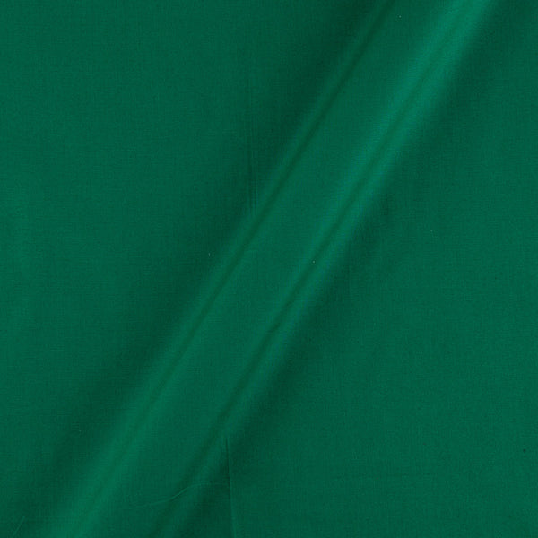 Buy Poplin Cotton Peacock Green Colour Plain Dyed Fabric 4215AW Online