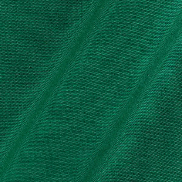 Buy Poplin Cotton Peacock Green Colour Plain Dyed Fabric 4215AW Online