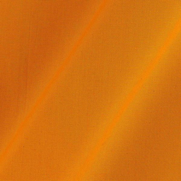 Poplin Cotton Fanta Orange Colour Plain Dyed Fabric 4215C