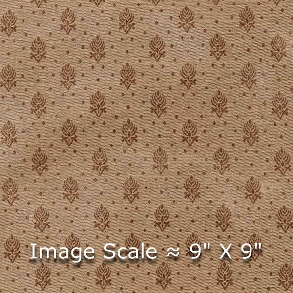 Banarasi Silk Feel Beige Gold Colour 56 inches Width Jacquard Fabric freeshipping - SourceItRight
