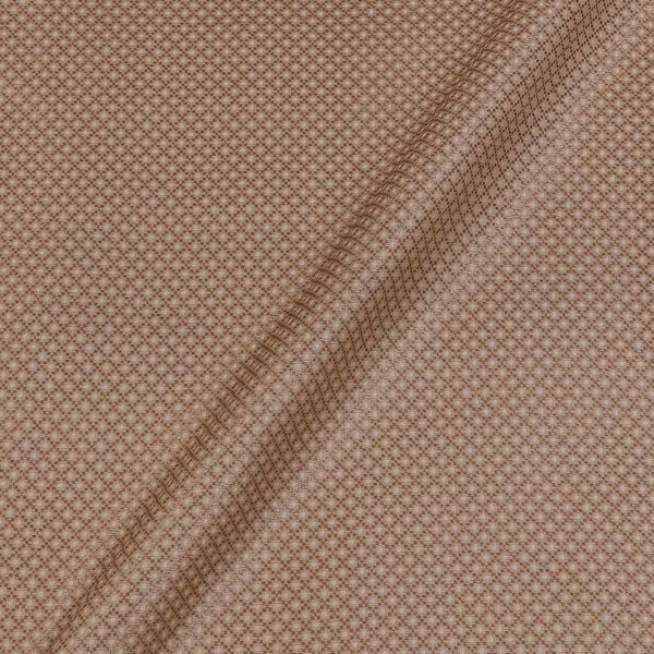 Banarasi Golden Beige Colour Brocade Jacquard Fabric freeshipping - SourceItRight