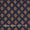 Buy Chanderi Feel Midnight Blue Colour Floral Pattern Fancy Jacquard Fabric 7001GR Online