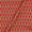 Chanderi Feel Carrot Colour Leaves Pattern Fancy Jacquard Fabric 7001KI