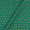 Buy Chanderi Feel Emerald Green Colour Geometric Pattern Fancy Jacquard Fabric 7002BG Online