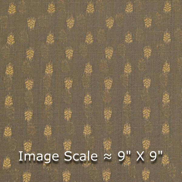 Buy Chanderi Feel Rapier Jacquard Grey Colour Fancy Fabric 7028AM Online