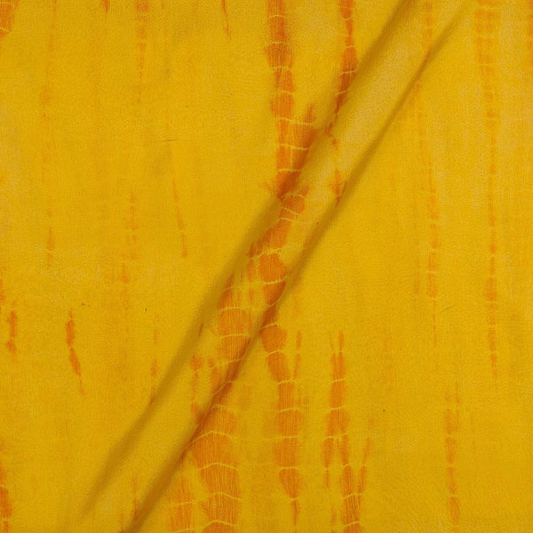 Chinon Chiffon Minion Yellow Colour Shibori Pattern 43 Inches Width Fabric cut of 0.90 Meter freeshipping - SourceItRight