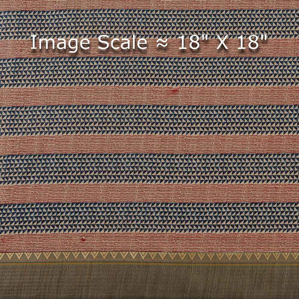 Pashmina Feel Off White Colour Geometric Print Twill Cotton Fabric Online 9010E