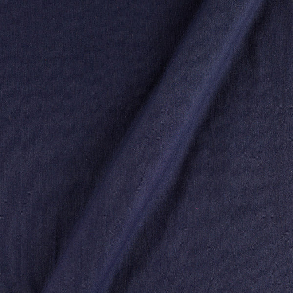 Two Ply Cotton Navy Blue Colour Handloom Fabric Online 9277BM