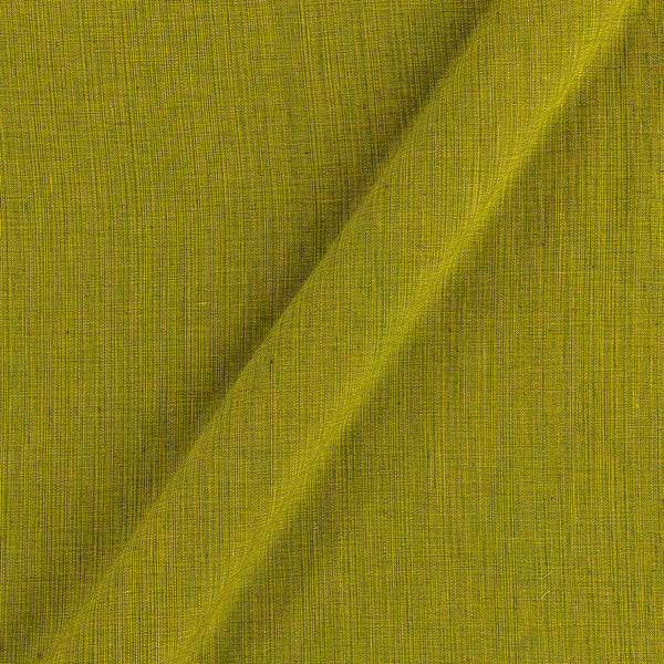 Two Ply Cotton Green X Yellow Cross Tone Fabric Online 9277CL