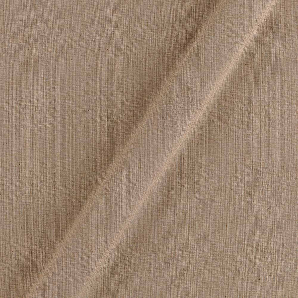 Two Ply Cotton Beige Colour Handloom Fabric Online 9277J