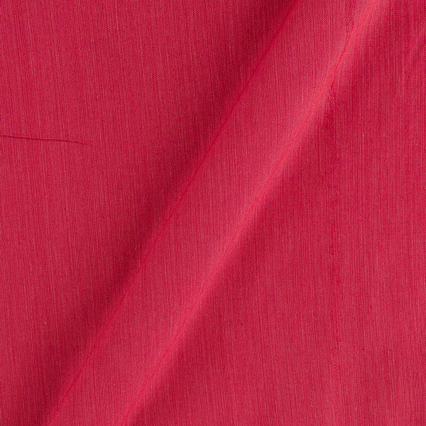 Two ply Cotton Carrot Pink Colour Fabric 9277P