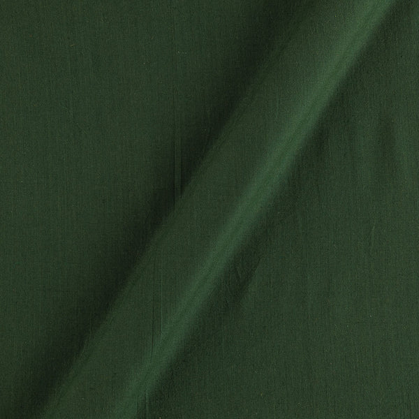 Two ply Cotton Bottle Green Colour Fabric 9277R Online