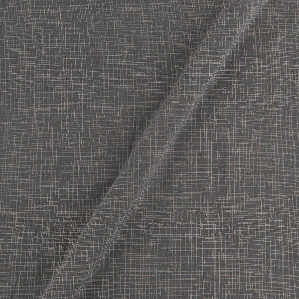 Cotton Grey Colour Brush Effect Fabric 9347CU Online