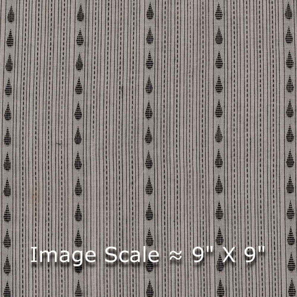 Cotton Self Jacquard Off White Colour Geometric Pattern Fabric freeshipping - SourceItRight
