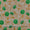 Cotton Slub Pale Green Colour Floral Butta Silver Foil 43 Inches Width Printed Fabric freeshipping - SourceItRight