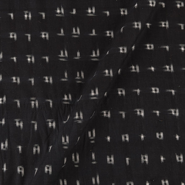 Handloom Cotton Black Colour Double Ikat Fabric freeshipping - SourceItRight