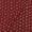 Gamathi Cotton Natural Dyed  Geometric Print Maroon Colour Fabric freeshipping - SourceItRight