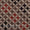 Ajrakh Cotton Cedar Colour Natural Dye Block Print 3 Kam Geometric Fabric freeshipping - SourceItRight