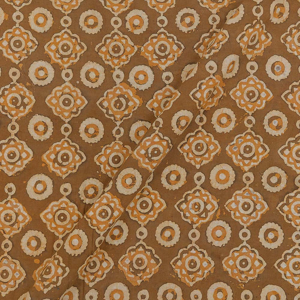 Cotton Dabu Desert Sun Colour Ethnic Butta Printed Fabric freeshipping - SourceItRight