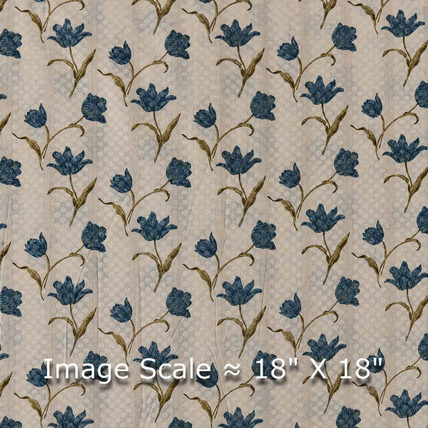 Cotton Off White Colour Floral Butta Print Dobby Fabric Online 9454AE