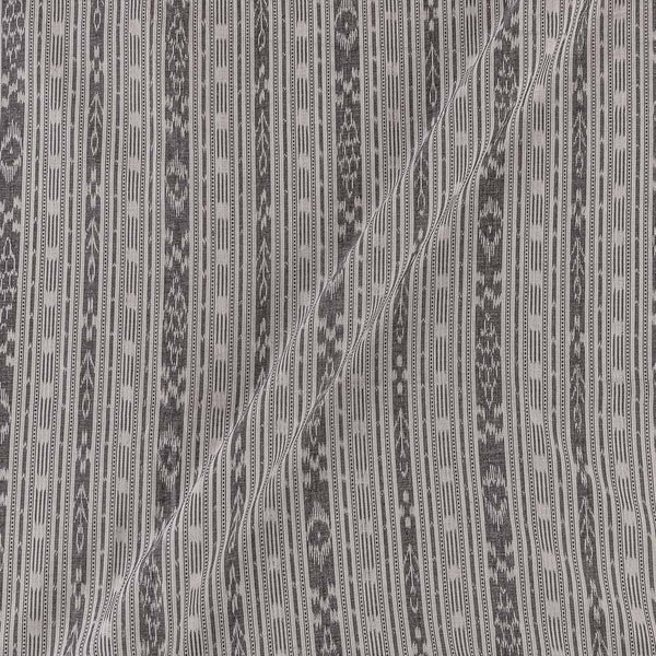 Sambalpuri Ikat Pattern Cotton  42 inches Width White Colour Fabric freeshipping - SourceItRight