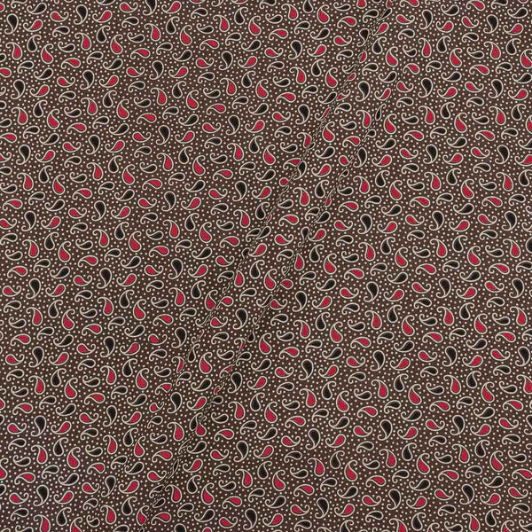 Ajrakh Theme Mauve Colour Gamathi Cotton 45 Inches Width Fabric freeshipping - SourceItRight