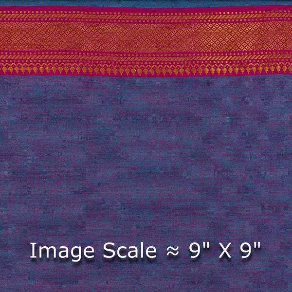 South Cotton Purple Pink Two Tone Two Side Zari Border 41 Inches Width Fabric freeshipping - SourceItRight