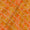 Buy Tie Dye Effect Mustard Orange Colour Gold Bandhani Printed Pure Cotton Fabric Online 9775I