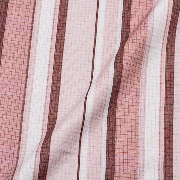 Flex Cotton Pastel Pink Colour Digital Stripes Fabric freeshipping - SourceItRight