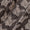 Cotton Dark Cedar Colour Quirky Hand Block Print Fabric 9881P