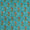 Santoon Teal Blue Colour 42 inches Width Floral Print Fabric freeshipping - SourceItRight