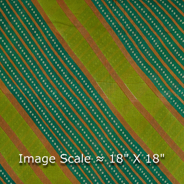 Viscose Georgette Green Colour 42 Inches Width Bandhani Print Fabric freeshipping - SourceItRight