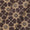 Ajarakh Cotton Dark Cedar Colour Natural Dye 43 Inches Width Geometric Block Print Fabric freeshipping - SourceItRight