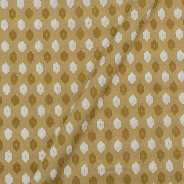 Soft Cotton Misted Yellow Colour 43 Inches Width Geometric Print Fabric freeshipping - SourceItRight