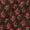 Buy Cotton Dark Cedar Colour Floral Print Fabric 9992AO Online