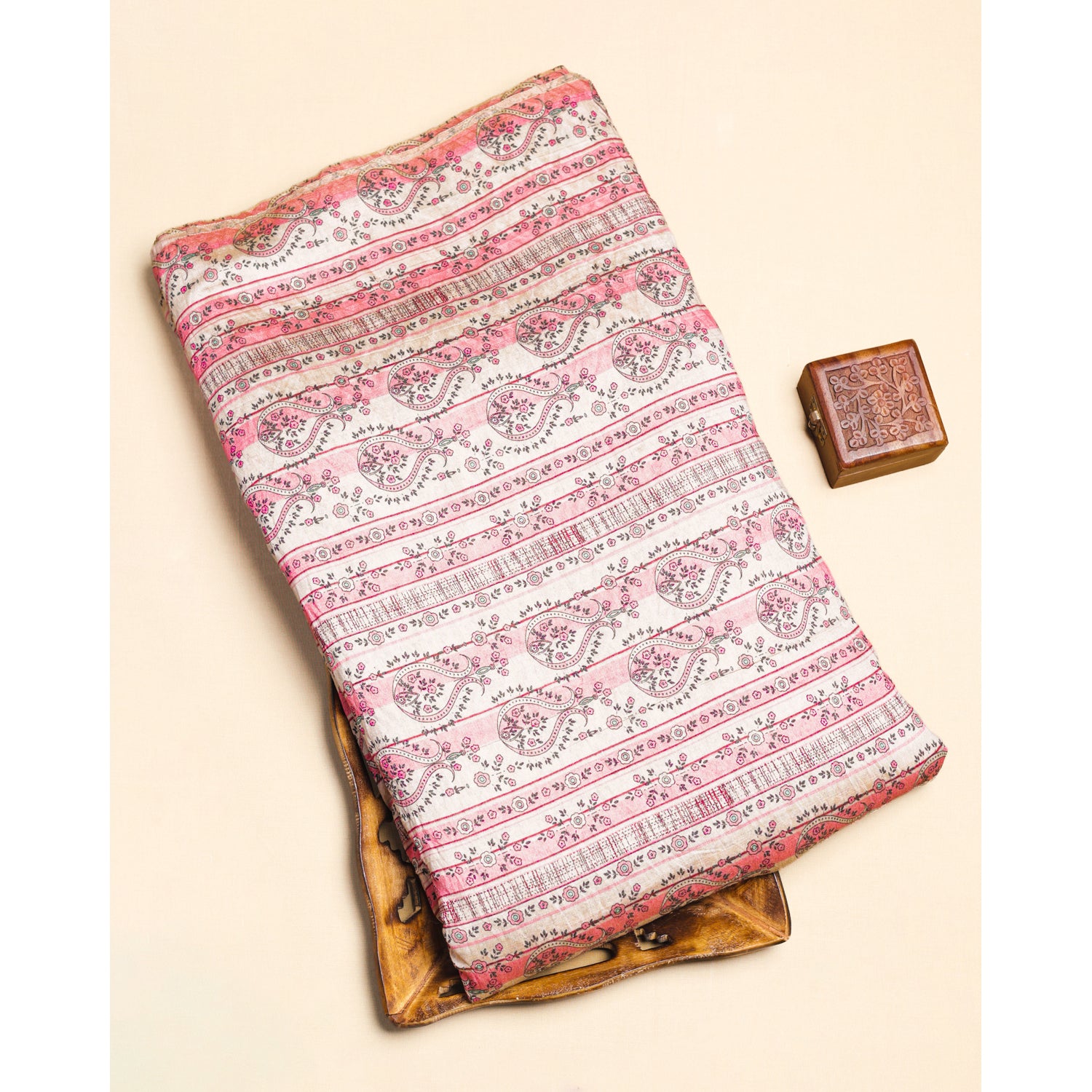 MOGRA CHANDERI PRINTED FABRIC
