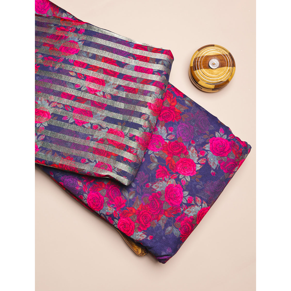 PURE MUL CHANDERI LUREX & PRINTED FABRICS