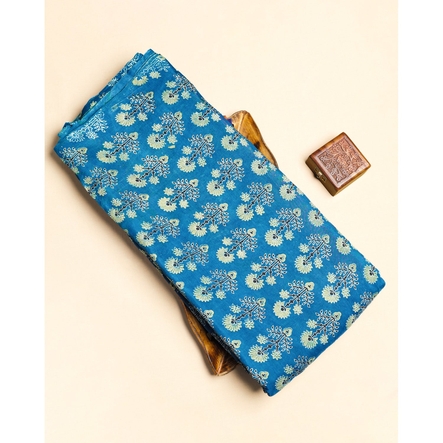 COTTON AJRAKH PRINTED FABRIC
