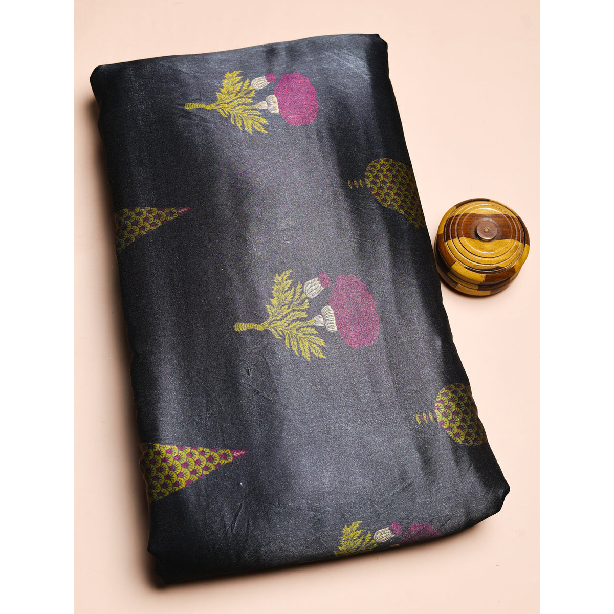 PURE MASHRU GAJJI SILK PRINTED FABRIC