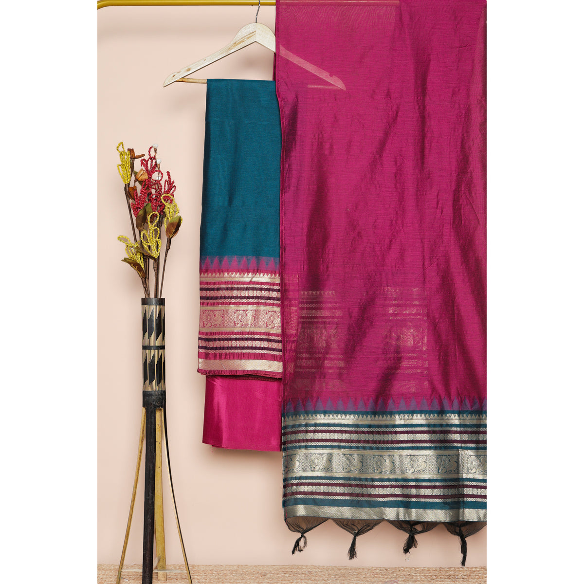 NARAYANPET JACQUARD SILK SUIT SET
