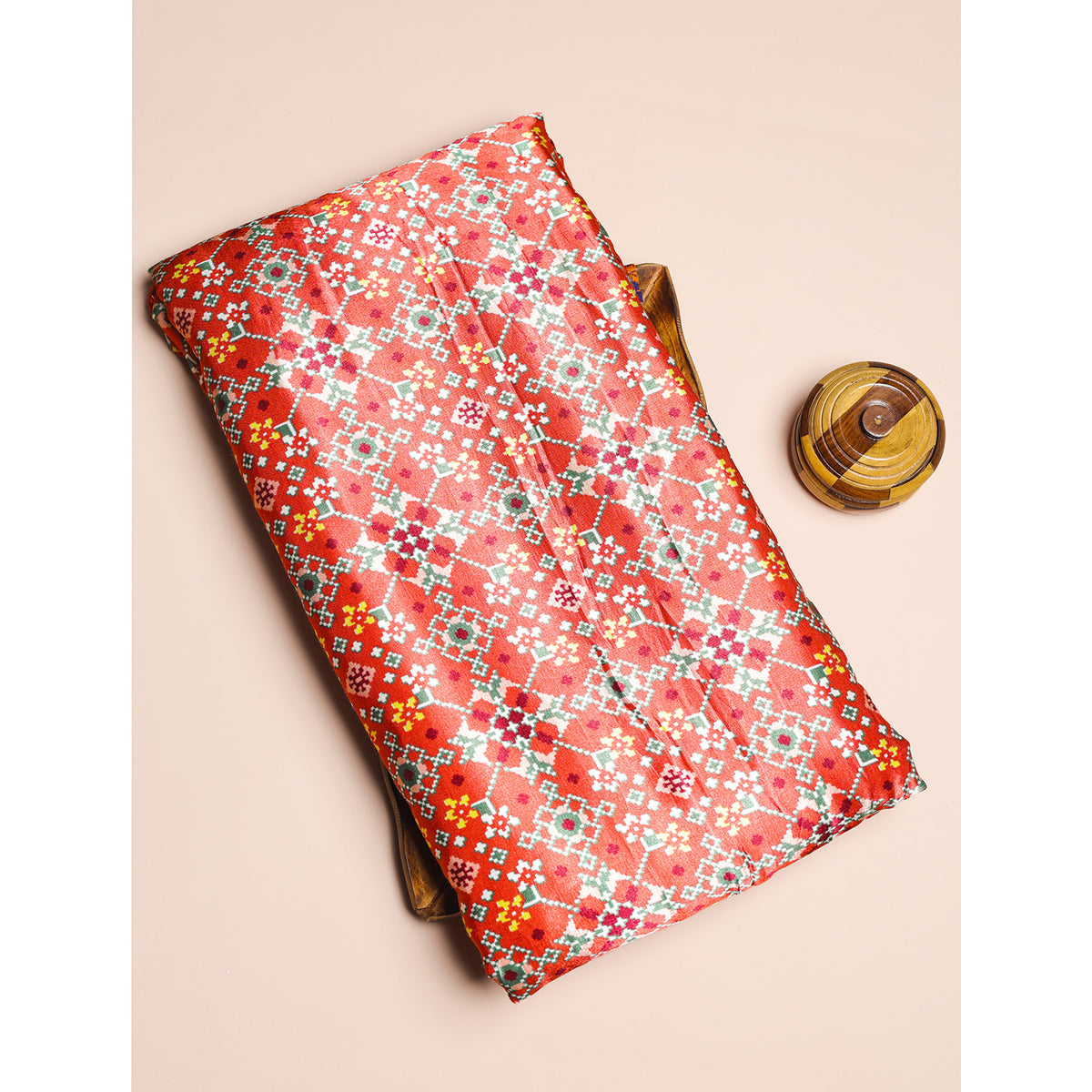 PURE MASHRU GAJJI SILK PRINTED FABRIC
