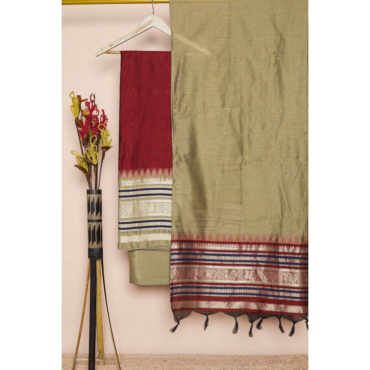 NARAYANPET JACQUARD SILK SUIT SET