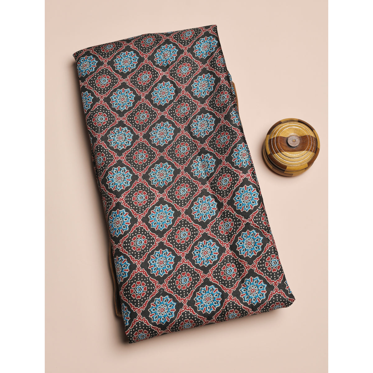 SEMI TUSSAR PRINTED FABRIC