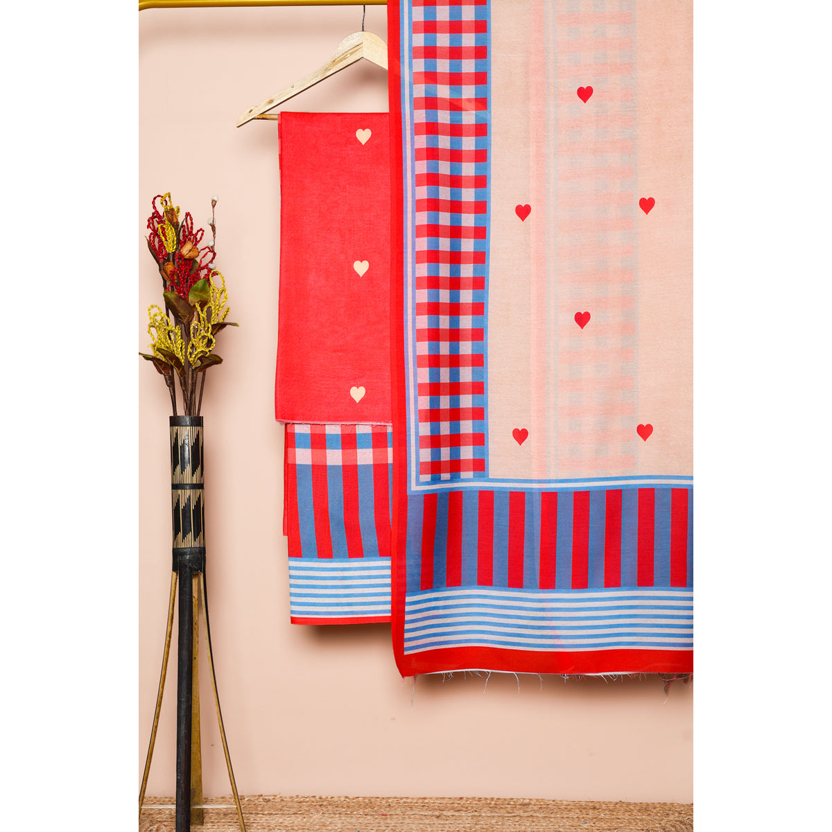 COTTON PRINTED SUIT SET