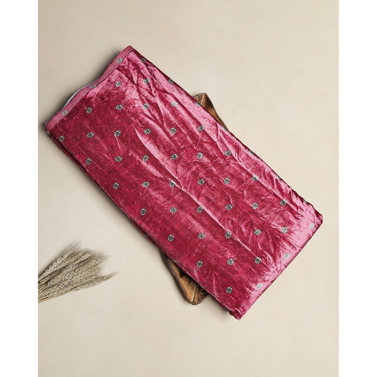 MEHFIL-E-RANG - VELVET DIGITAL PRINTED FABRIC