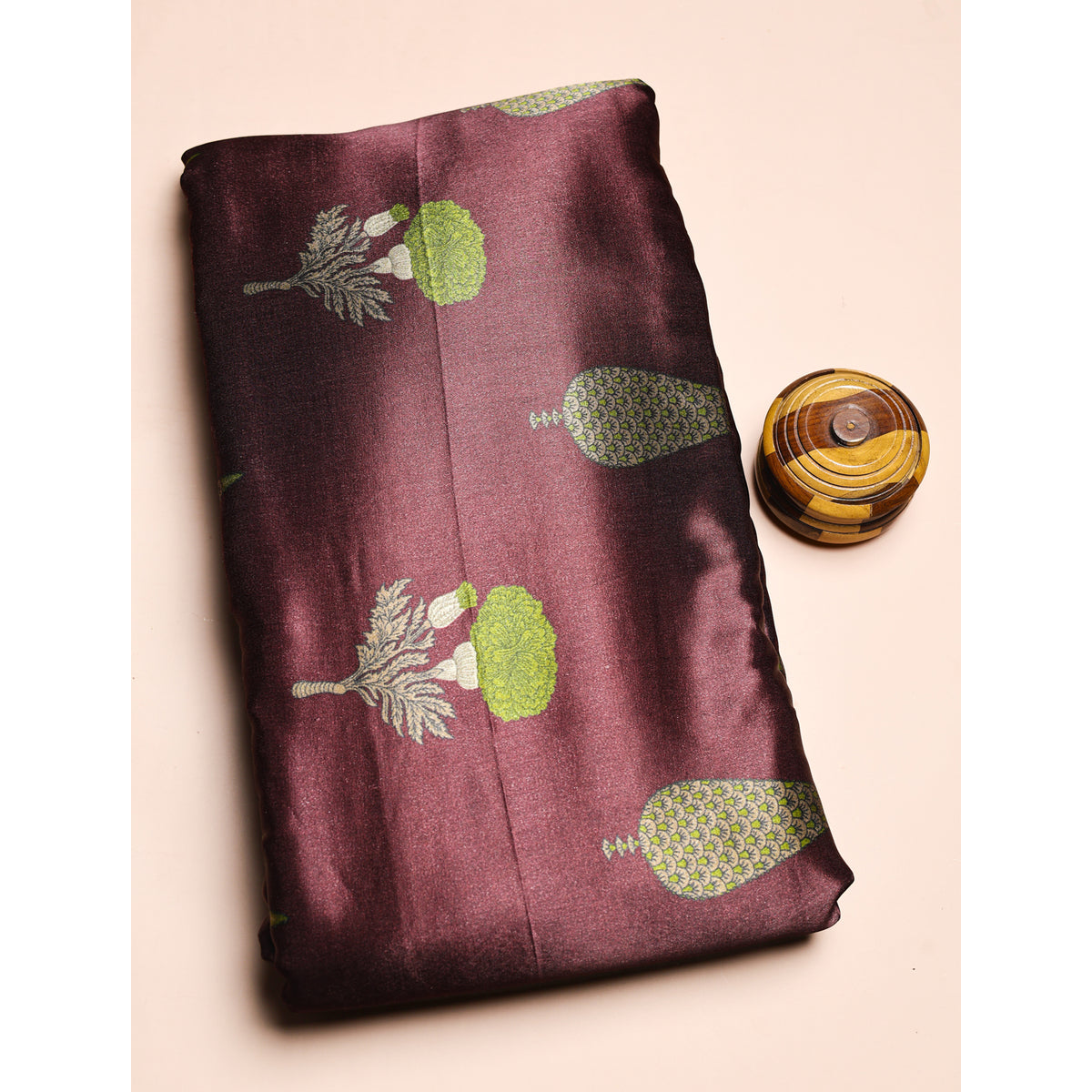 PURE MASHRU GAJJI SILK PRINTED FABRIC