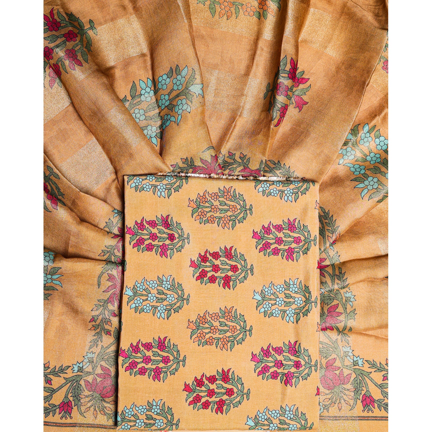 PURE VISCOSE COTTON SILK 2 PIECE SET