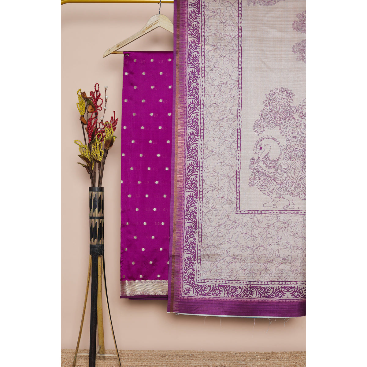 BANARASI SILK 2 PIECE SET