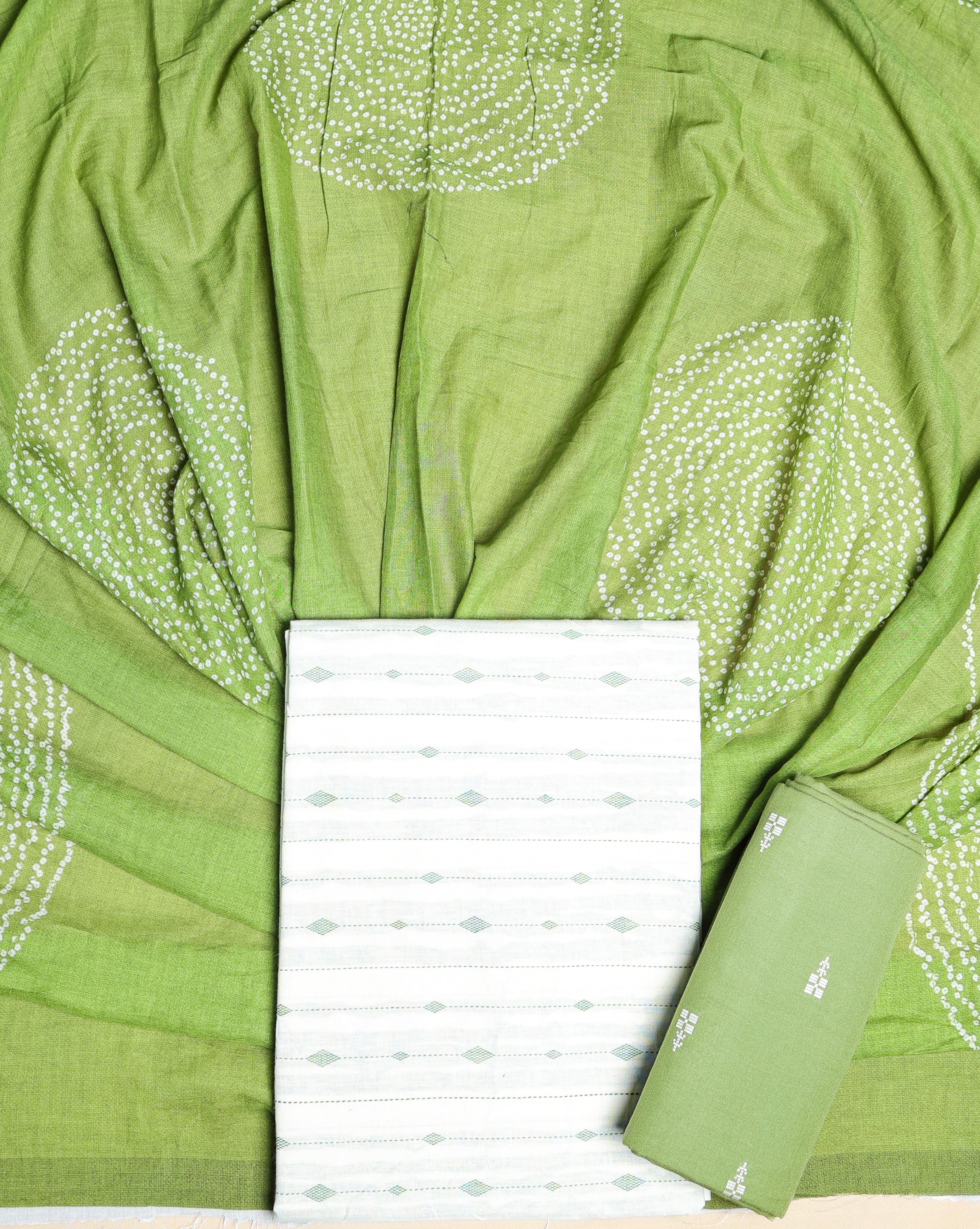 PURE COTTON HANDLOOM SUIT SET